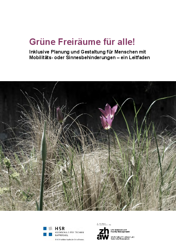 Grüne Freiräume für alle! Inklusive Planung und Gestaltung