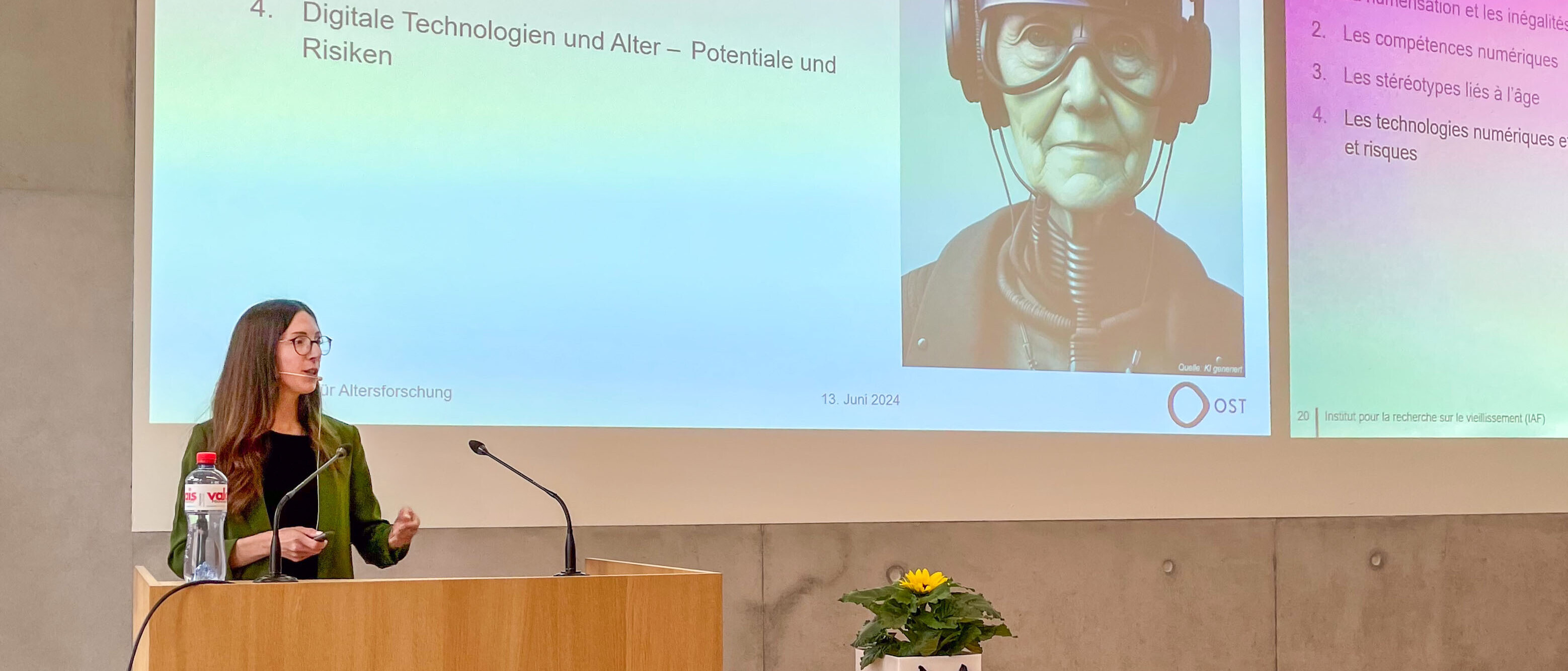 Vortrag Lisa Kortmann, © Josianne Walpen, Wabern Vortrag Lisa Kortmann