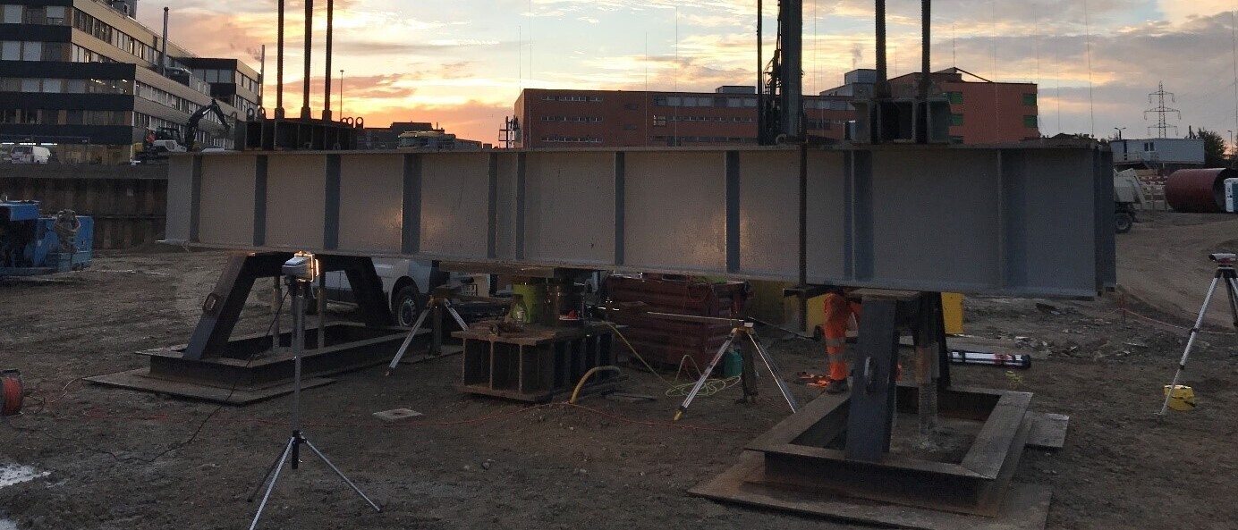 Pfahlversuche Three Point in Dübendorf (ZH) (2020), Pfahlversuche für die höchsten Wohngebäuden der Schweiz. Kunde: Ghelma Spezialtiefbau AG