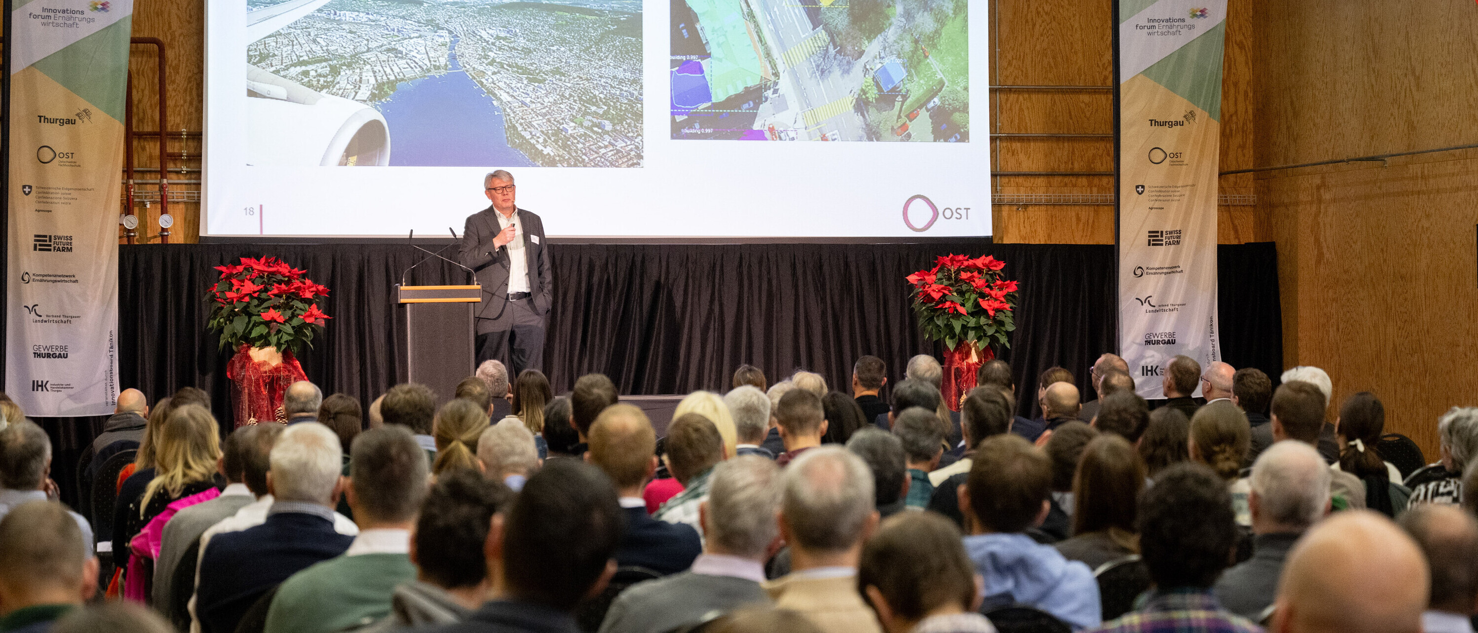 Prof. Dr. Guido Schuster eröffnete das 5. Innovationsforum Ernährungswirtschaft.