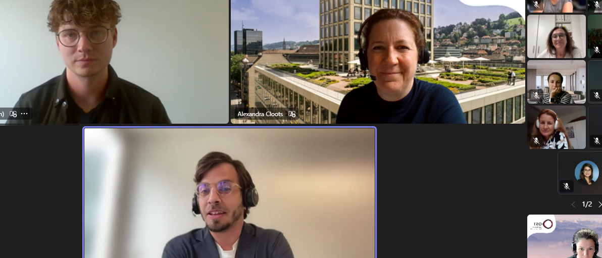 Zwei Experten und eine Expertin geben online Auskunft zur Generation Z im Arbeitsmarkt