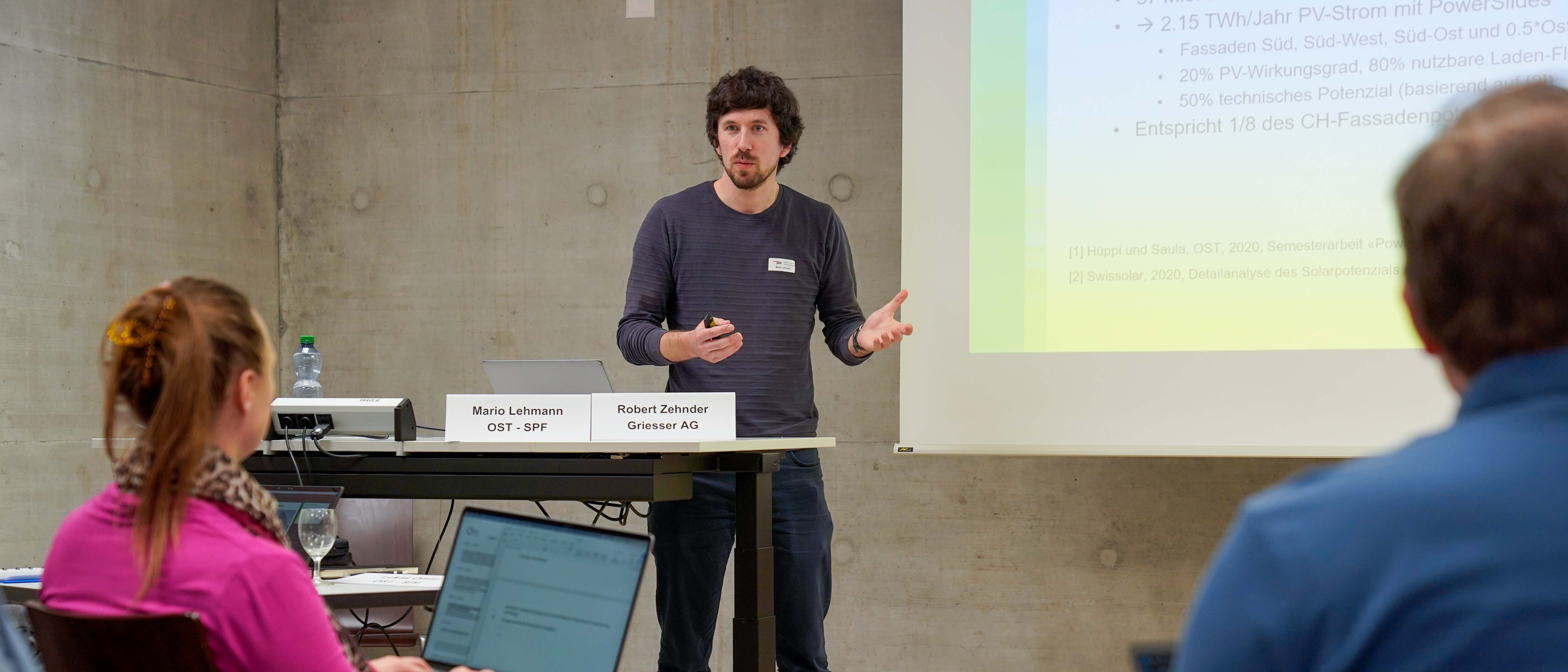 Dr. Mario Lehmann, Wissenschaftlicher Mitarbeiter am SPF.