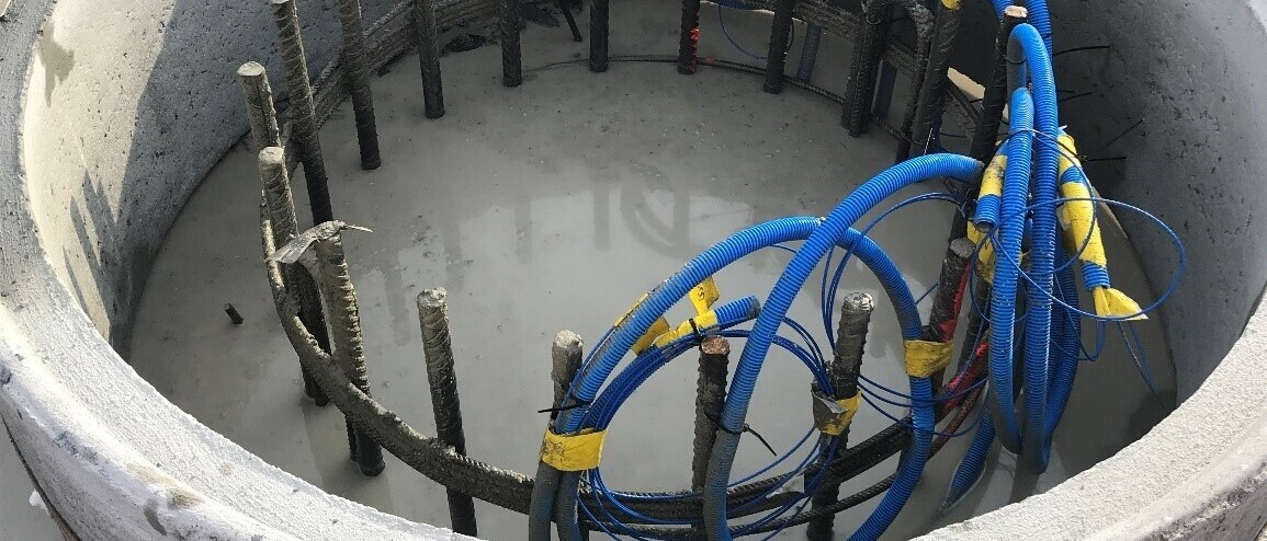 Pfahlversuche im Wallis, Visp (VS) (2021). Kunde: Ghelma Spezialtiefbau