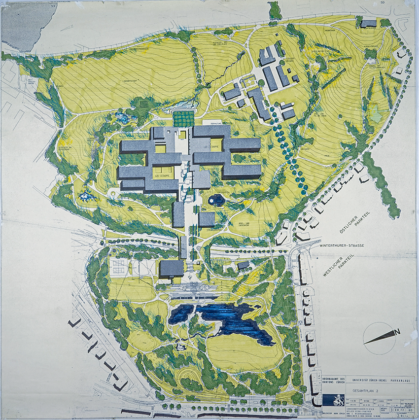 Atelier Stern und Partner & E. Neuenschwander - Parkanlage Universität Zürich-Irchel - 1982
