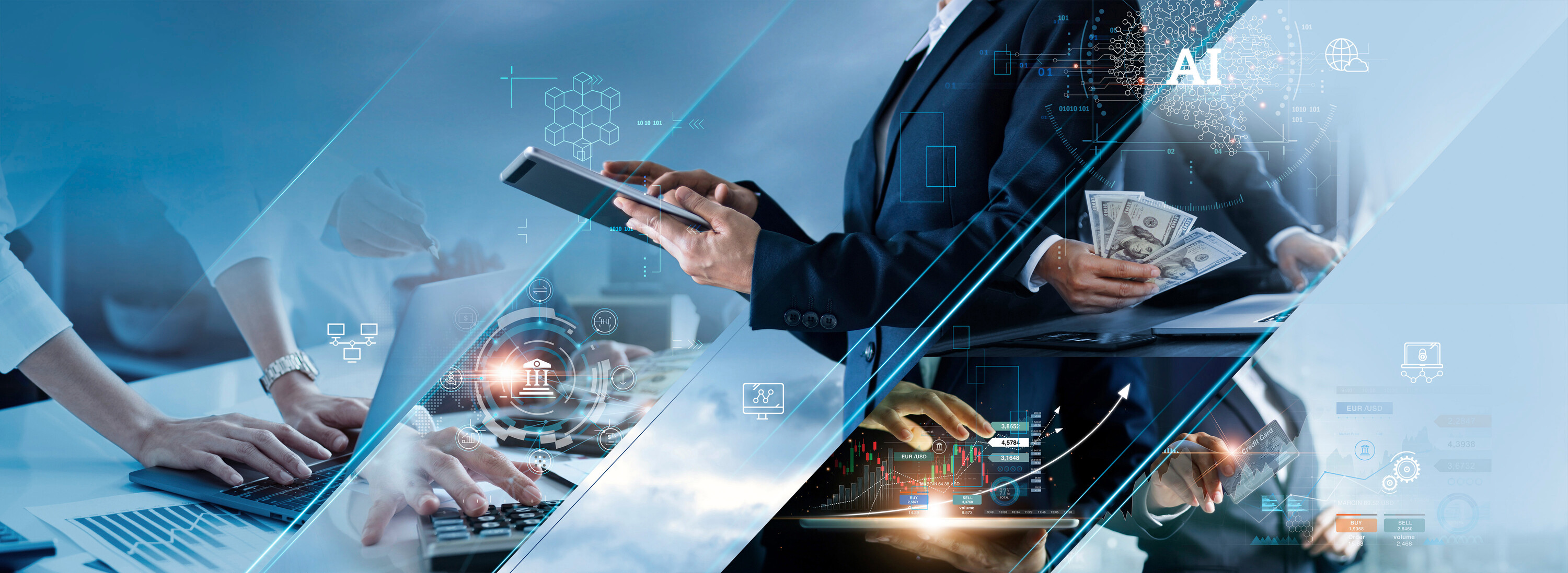 Business and economic growth on global business network, Data an