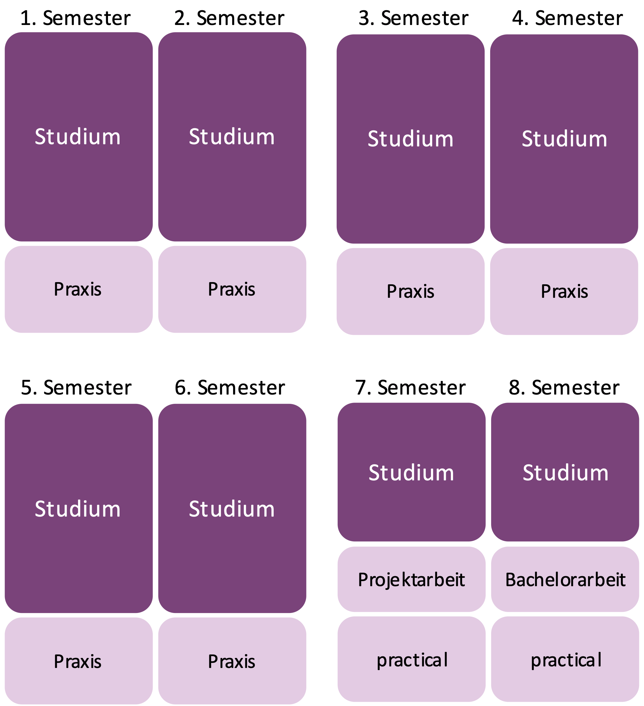 PiBS Modell 1 – Studienbegleitendes Praktikum PiBS Modell 1 – Studienbegleitendes Praktikum