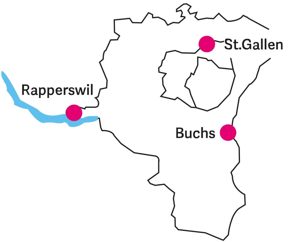 PiBS - OST Standorte PiBS - OST Standorte