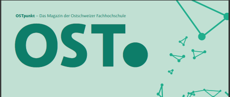 Titelbild /Schriftzug des Magazins OSTpunkt zum Thema Künstliche Intelligenz